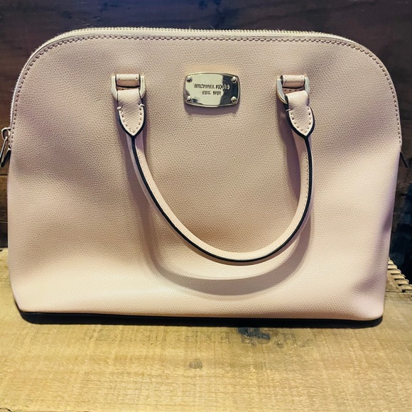 Michael Kors Handbags - MICHAEL KORS Pink Blush Cindy Leather Dome Bag